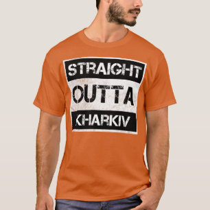 Straight Outta Kharkiv Ukraine Vintage Distressed T-Shirt