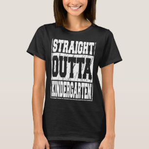 Straight Outta Kindergarten Graduation 2022 T-Shirt