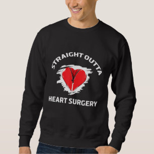Straight Outta Knee Surgery Retro Get Well  7 Sweatshirt