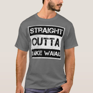 Straight Outta Lake Waiau Vintage Distressed Souve T-Shirt