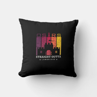 Straight Outta Lumbridge Runescape Gamer Throw Pillow
