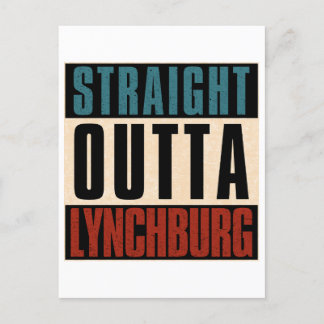 Straight Outta Lynchburg Virginia VA Postcard