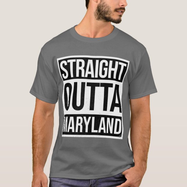 Straight Outta Maryland T-Shirt (Front)