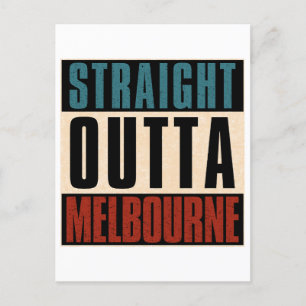 Straight Outta Melbourne Florida FL Postcard