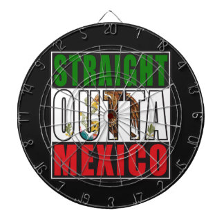 Straight Outta Mexico Flag Dartboard