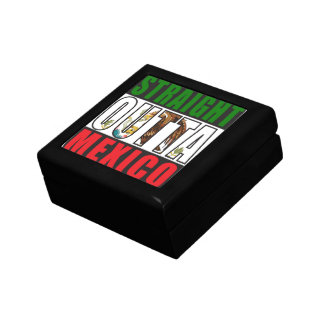 Straight Outta Mexico Flag Jewelry Box