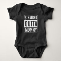 Straight Outta Mommy Funny Baby Jersey Bodysuit Straight Outta Mommy Funny Baby Jersey Bodysuit