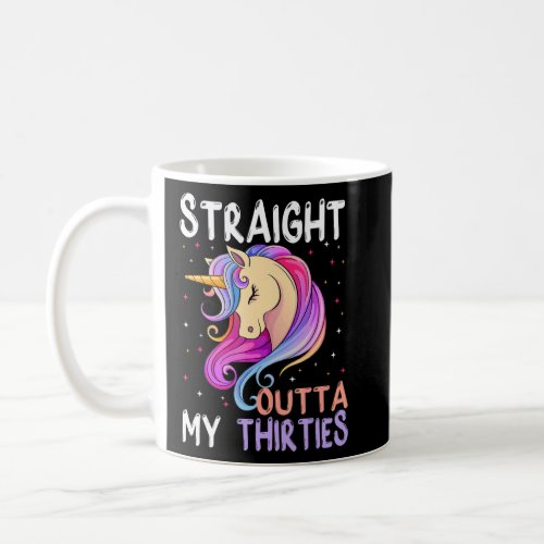 Straight Outta My thirties 1983 40th Birthday Gag  Coffee Mug