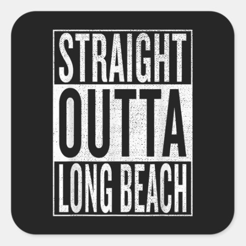 Straight Outta My Thirties 40 AF 40th Birthday Gif Square Sticker