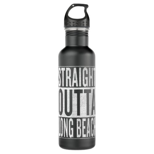 Straight Outta My Thirties 40 AF 40th Birthday Gif Stainless Steel Water Bottle