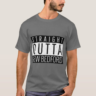 Straight Outta New Bedford Massachusetts Oversized T-Shirt