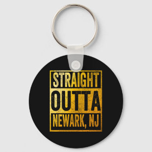 Straight Outta Newark New Jersey Keychain