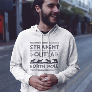 Straight Outta North Pole Hoodie