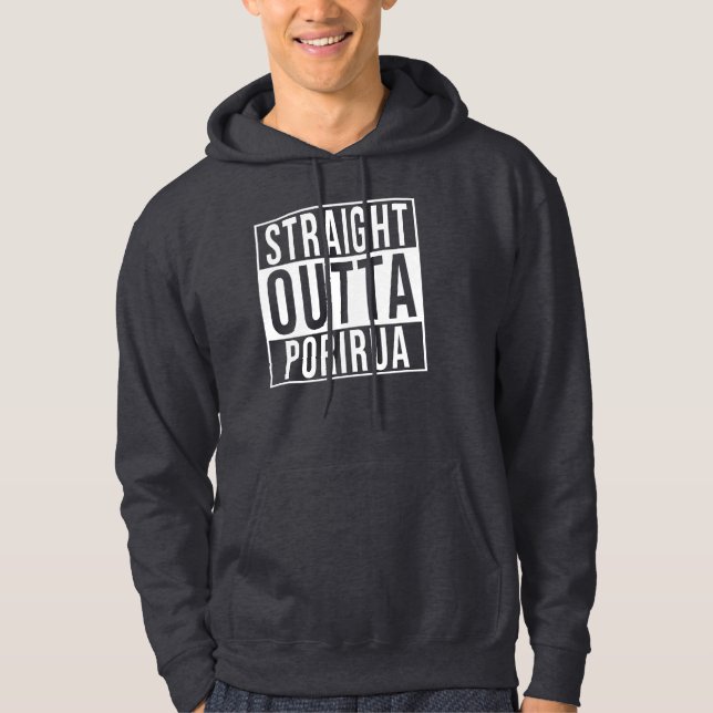 Straight Outta Porirua Hoodie (Front)
