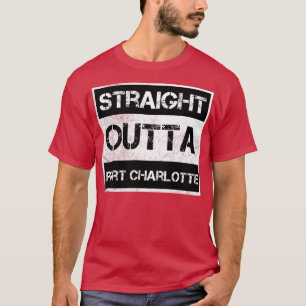 Straight Outta Port Charlotte Florida Vintage Dist T-Shirt