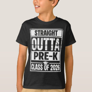 Straight outta pre-k graduation class of 2026 T-Shirt