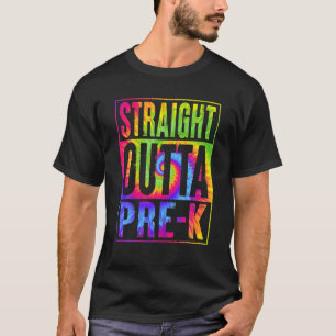 Straight Outta Pre-K Preschool Back To School T-Shirt