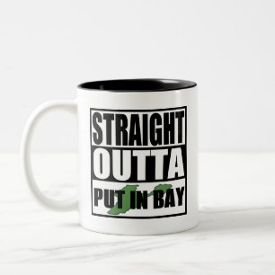 Straight Outta Put In Bay Two-Tone Coffee Mug
