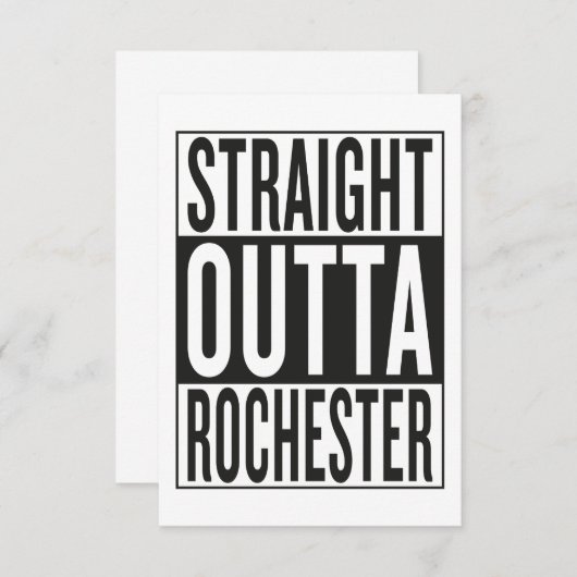 straight outta Rochester (Front/Back)