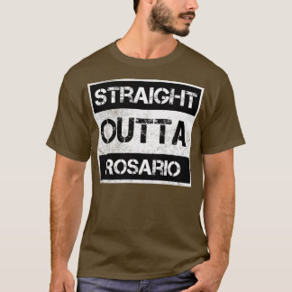 Straight Outta Rosario Argentina Vintage Distresse T-Shirt