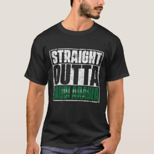 Straight Outta Saudi Arabia Flag T-Shirt