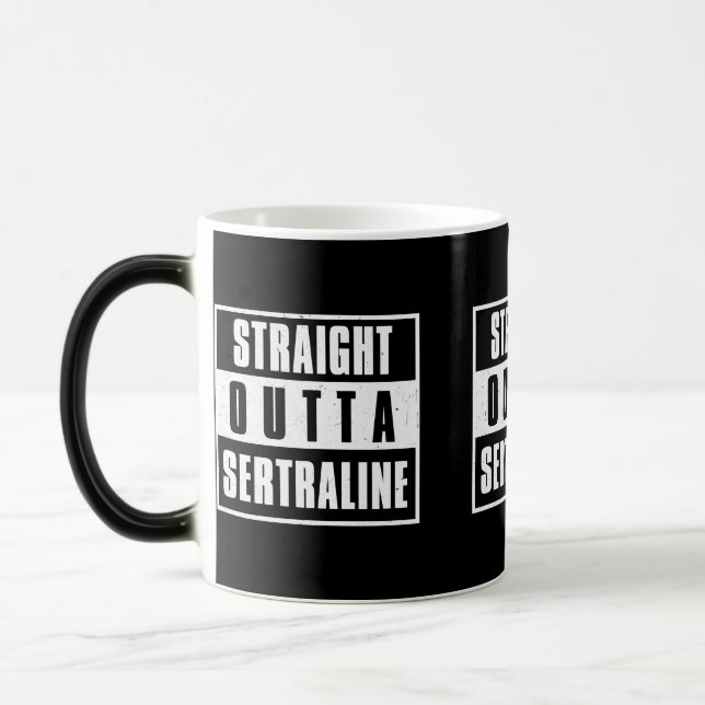 Straight Outta Sertraline Color Morph Mug (Left)