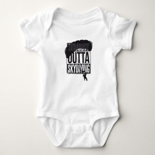Straight Outta Skydiving Baby Bodysuit