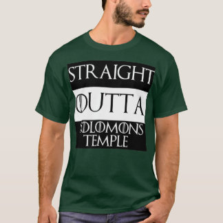 Straight outta Solomons Temple PHA Mason Masonic T-Shirt