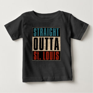 Straight Outta St. Louis Missouri MO T-Shirt