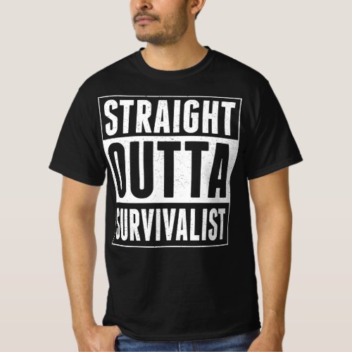 Straight Outta Survivalist Christmas Ugly Sweater