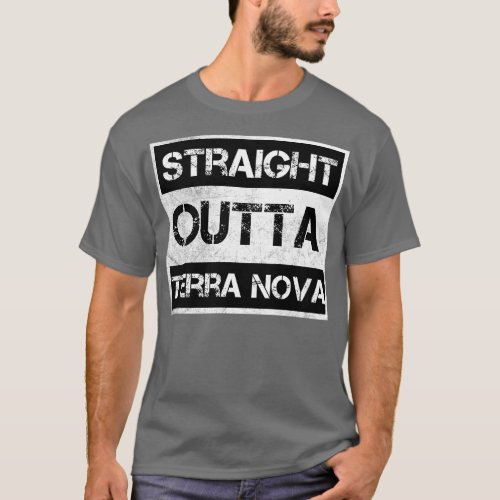 Straight Outta Terra Nova National Park Canada Vin T_Shirt
