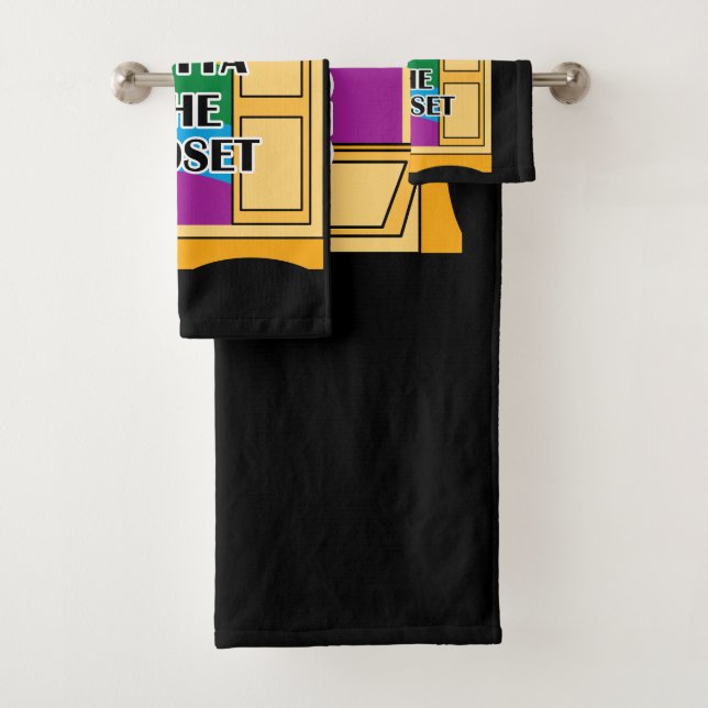 Straight Outta The Closet Bath Towel Set (Insitu)