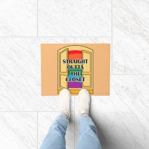 Straight Outta The Closet Doormat