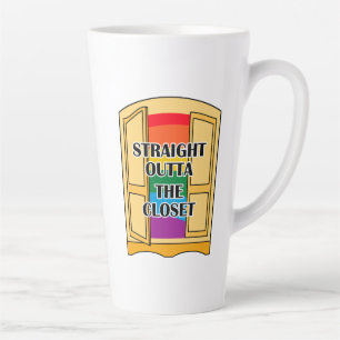Straight Outta The Closet Latte Mug