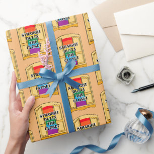 Straight Outta The Closet Wrapping Paper