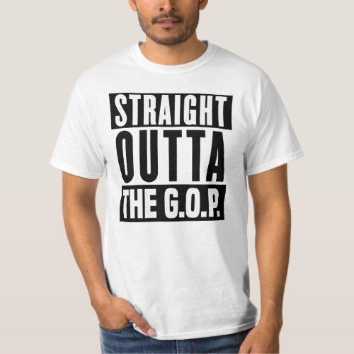 Straight Outta The GOP _ Anti_Trump _ T_Shirt