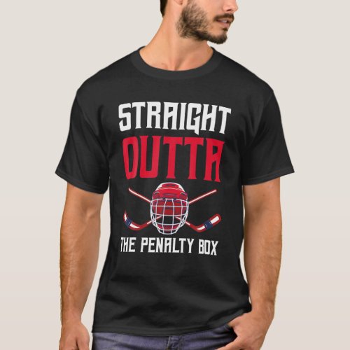 Straight Outta The Penalty Box Funny Goal Keeper I T_Shirt