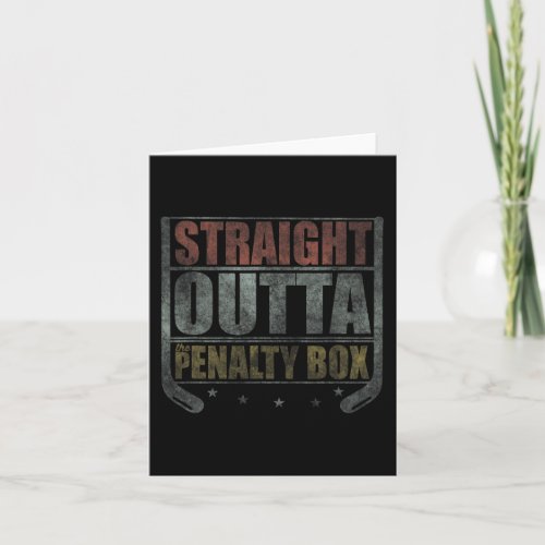 Straight Outta The Penalty Box Hockey  Card