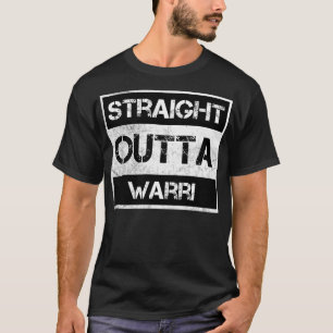 Straight Outta Warri Nigeria Vintage Distressed So T-Shirt