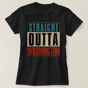 Straight Outta Washington District of Columbia DC  T-Shirt
