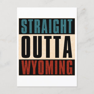 Straight Outta Wyoming Michigan MI Postcard