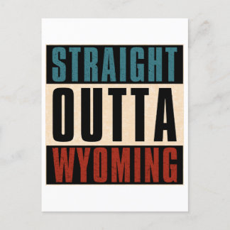 Straight Outta Wyoming Michigan MI Postcard