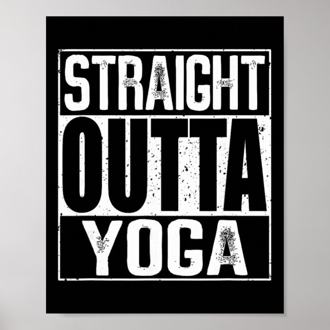 Straight Outta Yoga  Poster (Front)