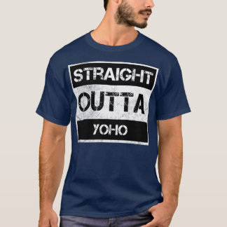 Straight Outta Yoho National Park Canada Vintage D T-Shirt
