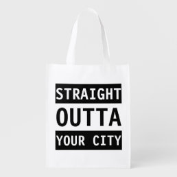 Straight Outta Your City Grocery Bag