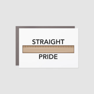 Straight Pride Car Magnet