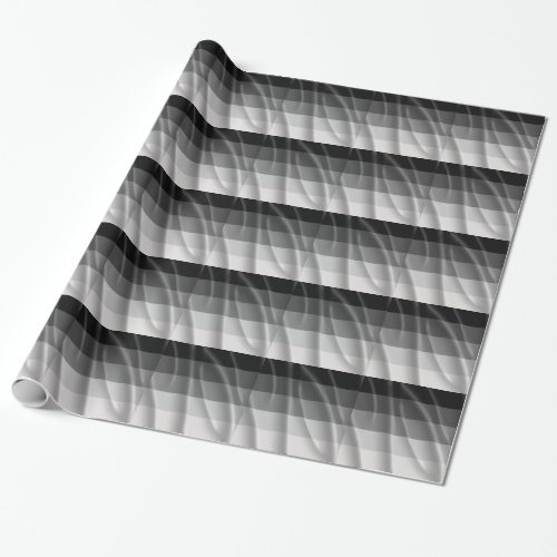 STRAIGHT PRIDE FLAG WAVY DESIGN _png Wrapping Paper