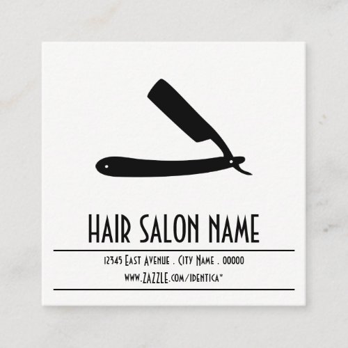 straight razor stamp card