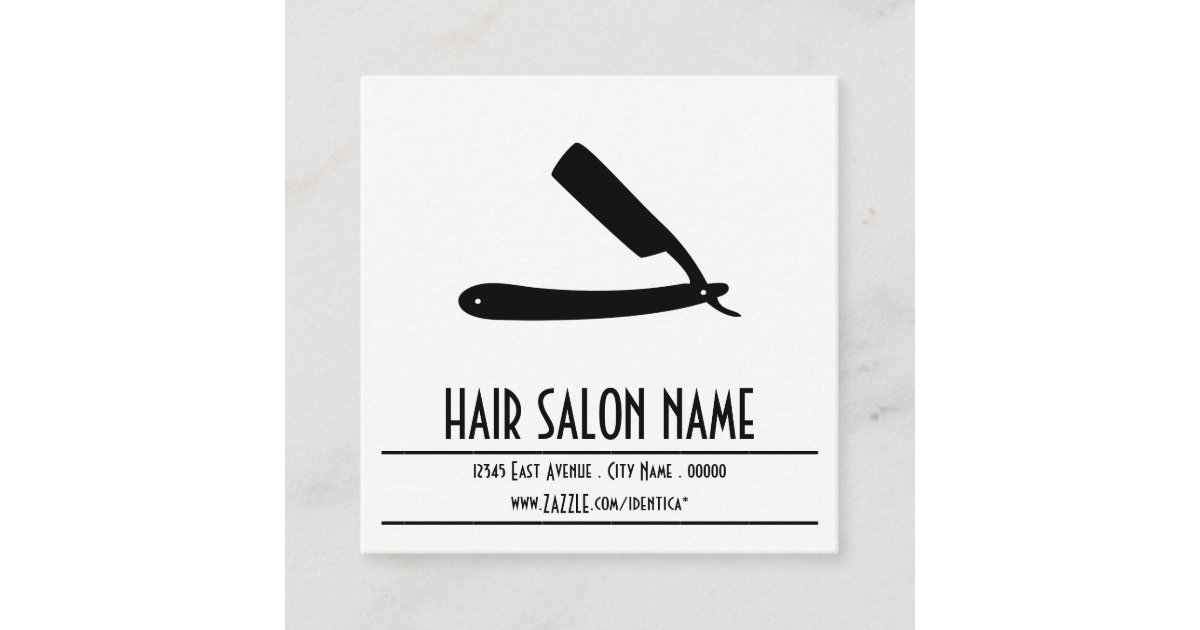 Straight Razor Sticker straight razor stamp card | Zazzle