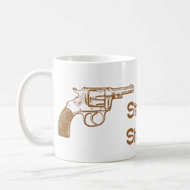 Straight Shooter Coffee Mug (Left)